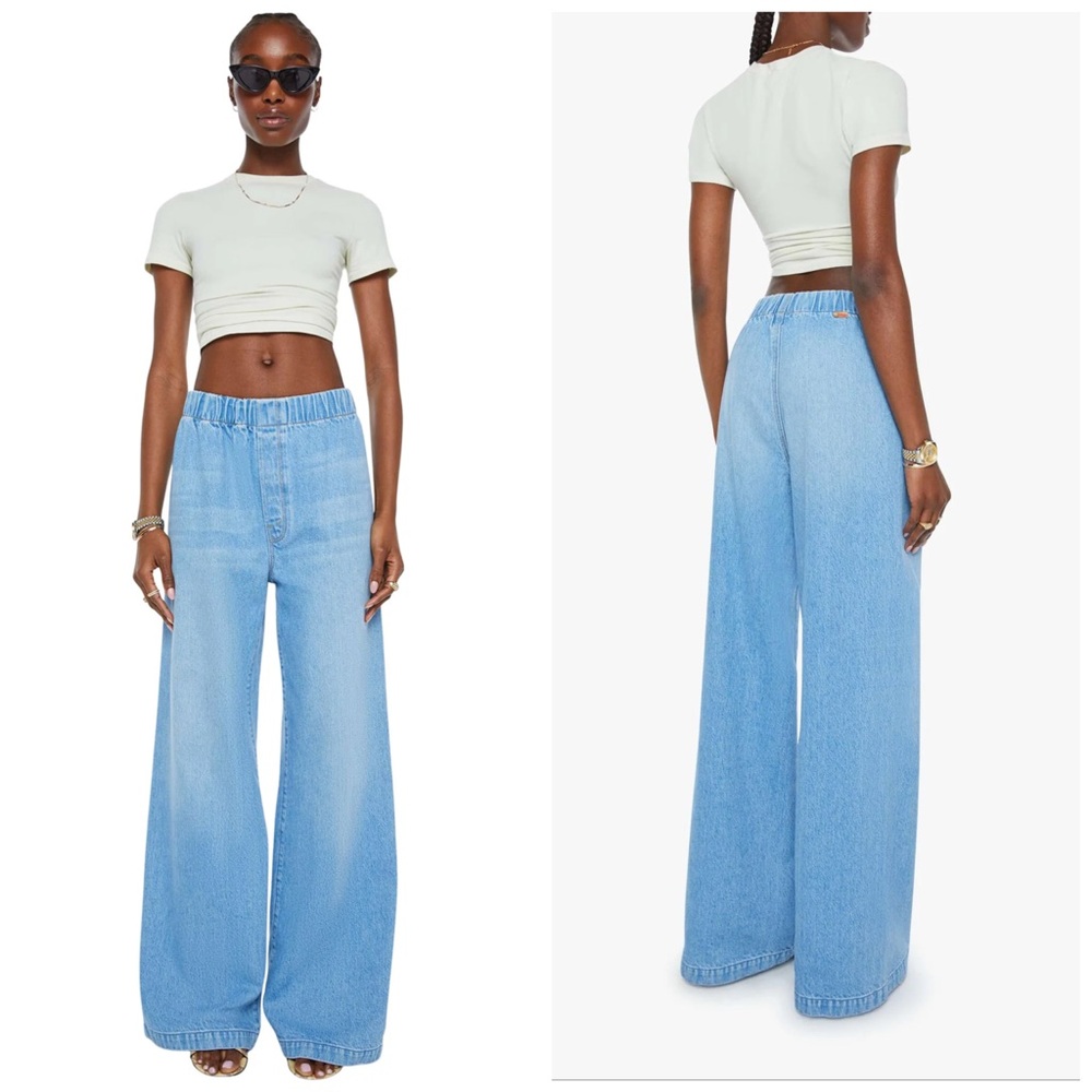 MOTHER Snacks The Kitchen Drawer Skimp All You Can Eat XS Wide Leg Baggy Slouchy
